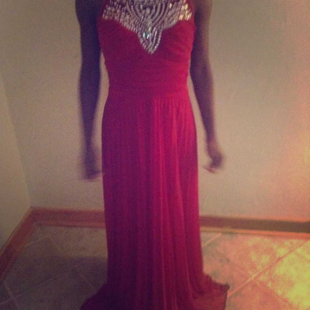 Beautiful B. Darling red prom dress!